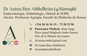 diabetologue-endocrinologue-dr-asma-ben-abdelkrim Diabétologue à Sousse / Endocrinologie et obésité