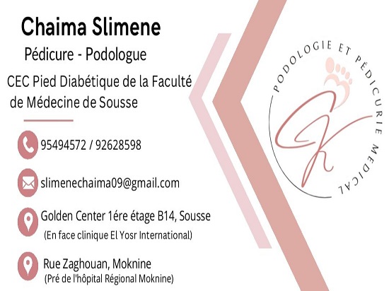 Podologue à Moknine / Chaima Slimene