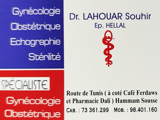 Gynécologue à El Kantaoui Hammam Sousse / Dr Souhir Lahouar
