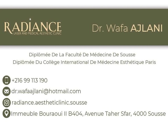 Médecine esthétique et laser à Sousse - Dr Wafa Ajlani